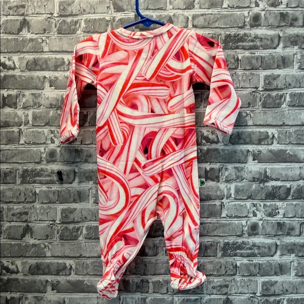 NWT Inchworm sleeper‎ Pink and White Kids One Piece
